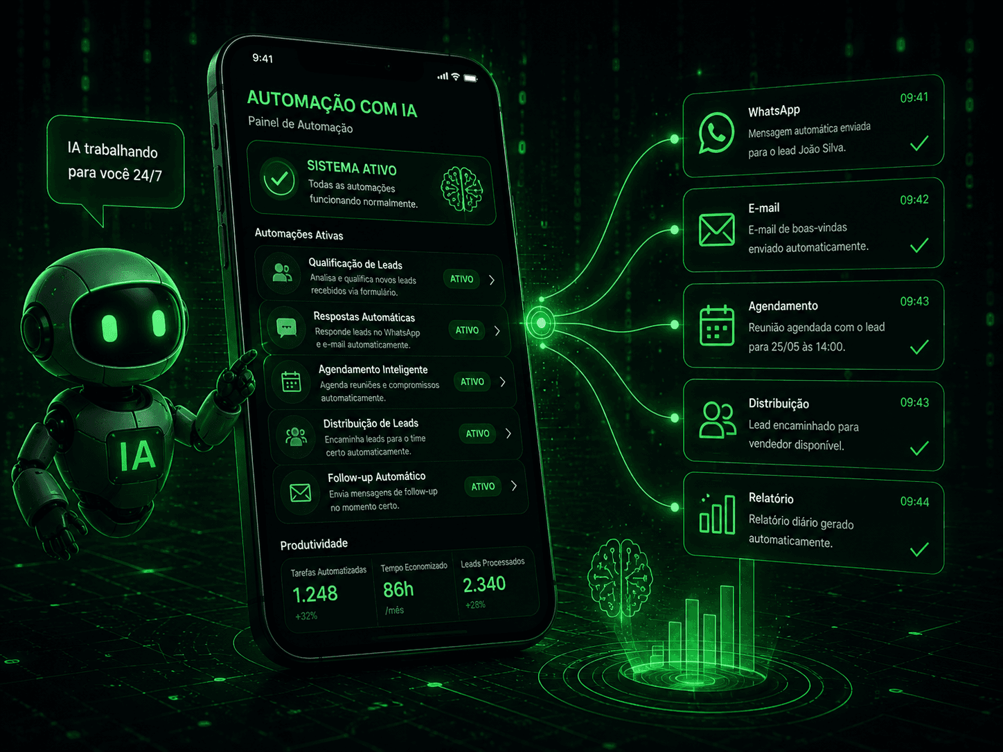 Imagem ilustrativa de Automação com IA