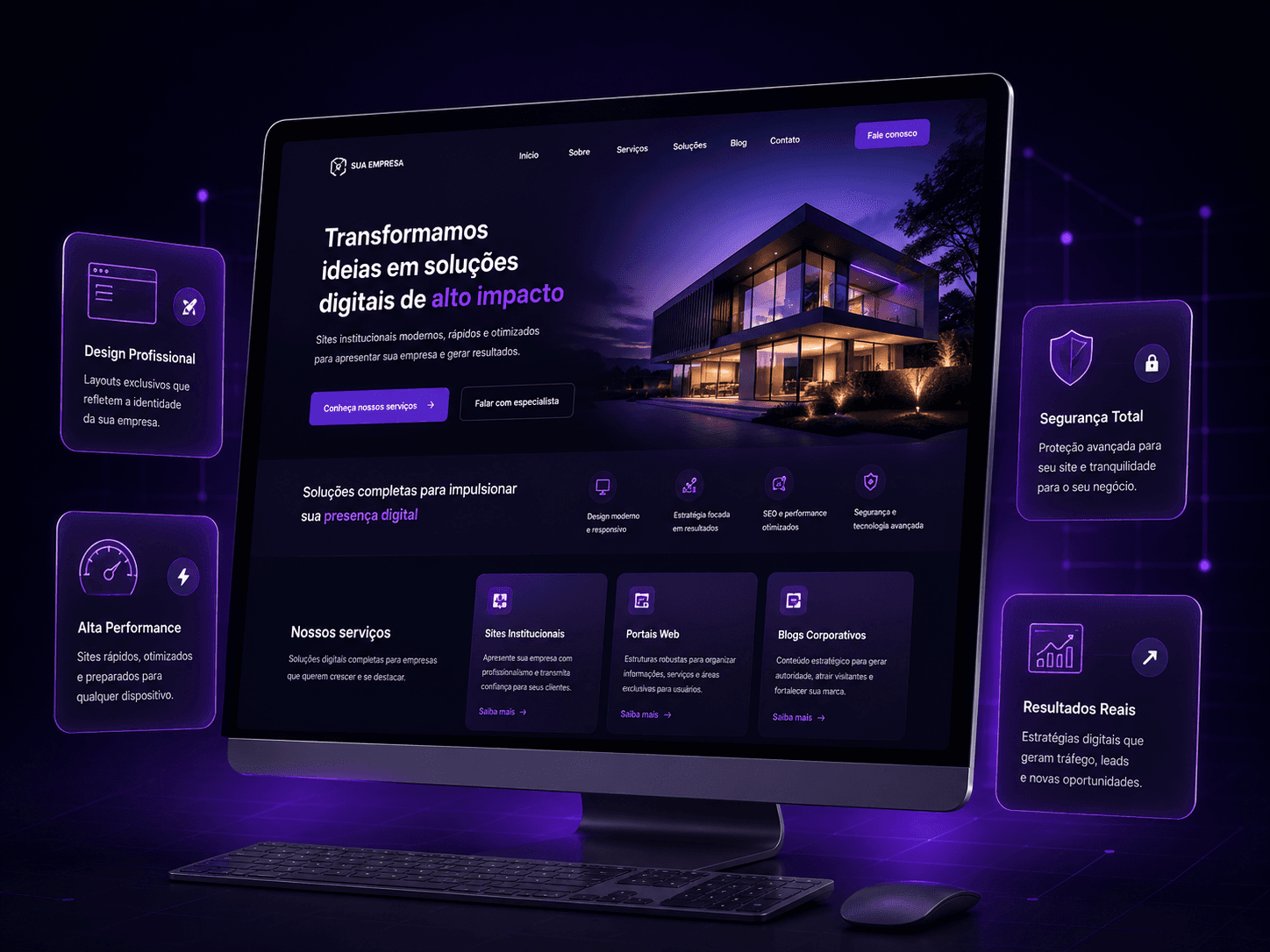 Imagem ilustrativa de Sites Profissionais